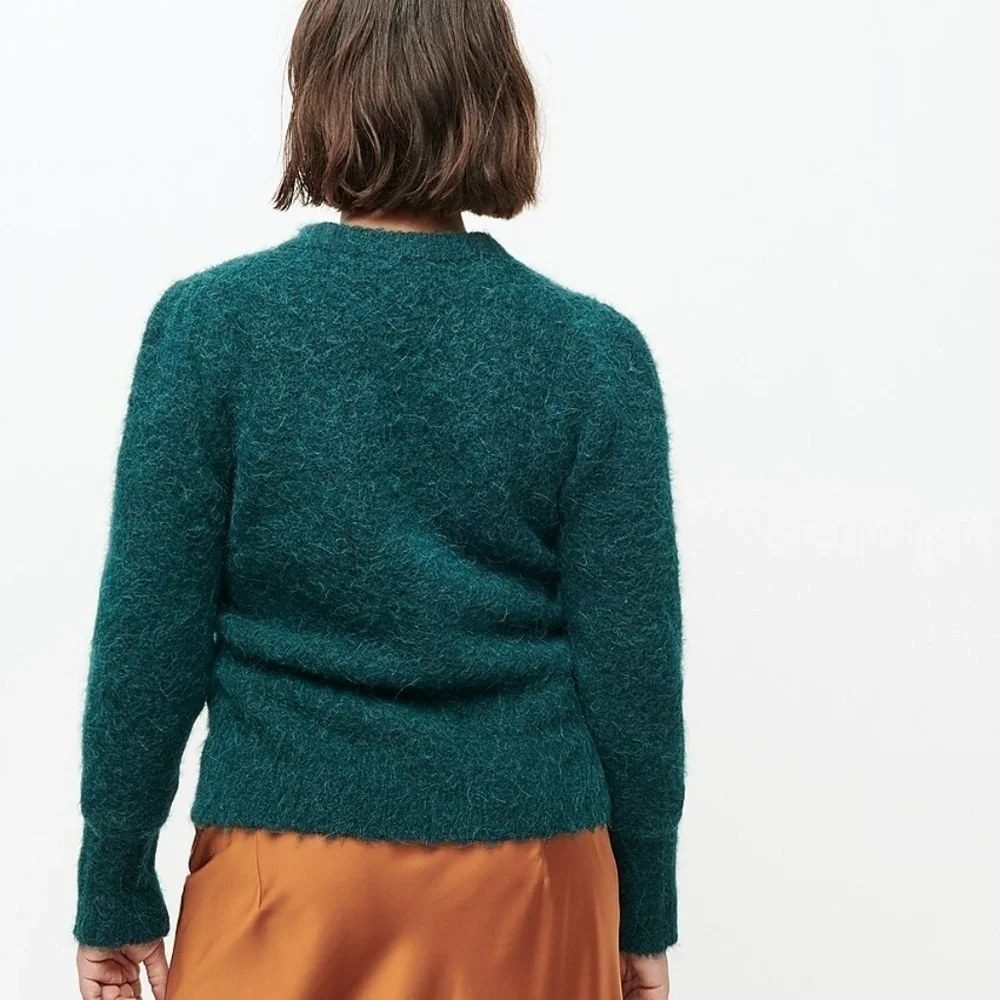 J. Crew Puff-Sleeve Fuzzy Sweater size 2X NWT